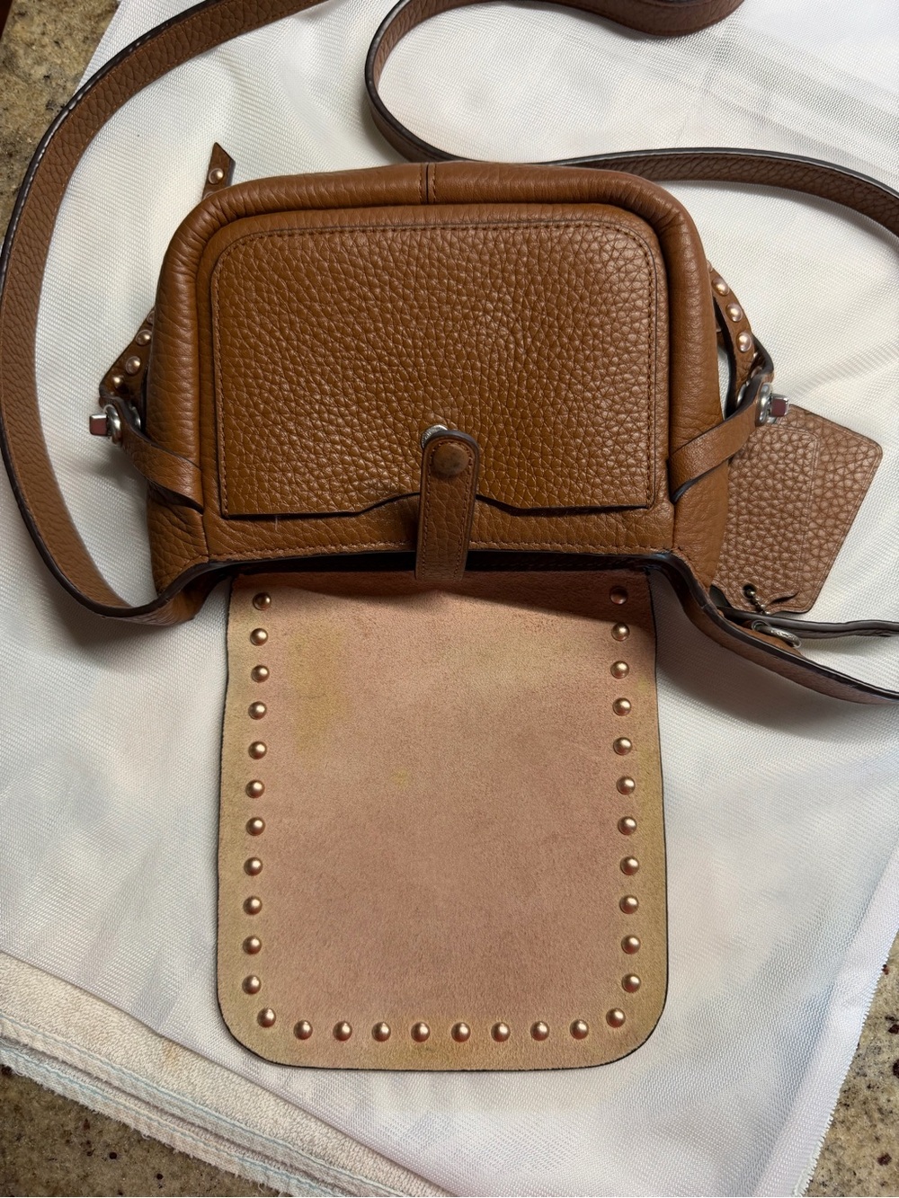 Authentic Coach Dakota Full Grain Cowhide Leather Purse Handbag - Picture 8 of 12
